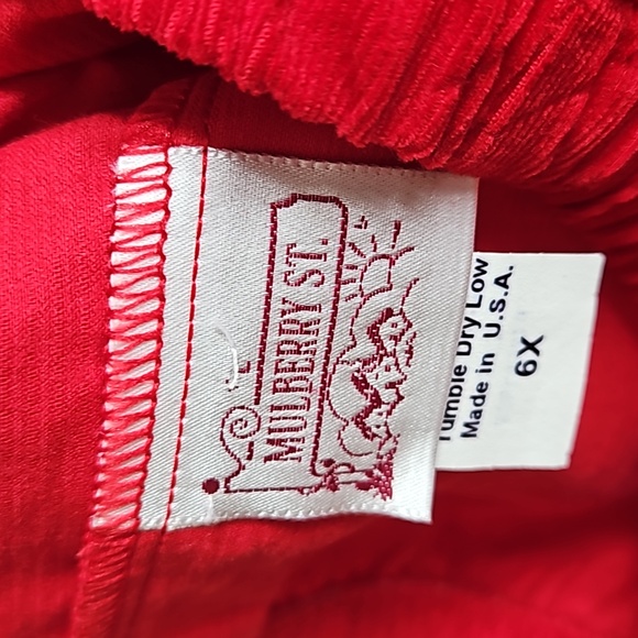 Mulberry Street NWT Christmas Matching Set 6X Red White Green Festive Holiday - Picture 11 of 11